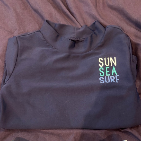 Kids Navy Rashguard Set - Picture 2 of 11